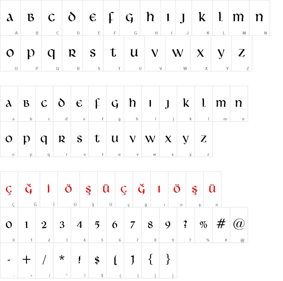 Libra BT font